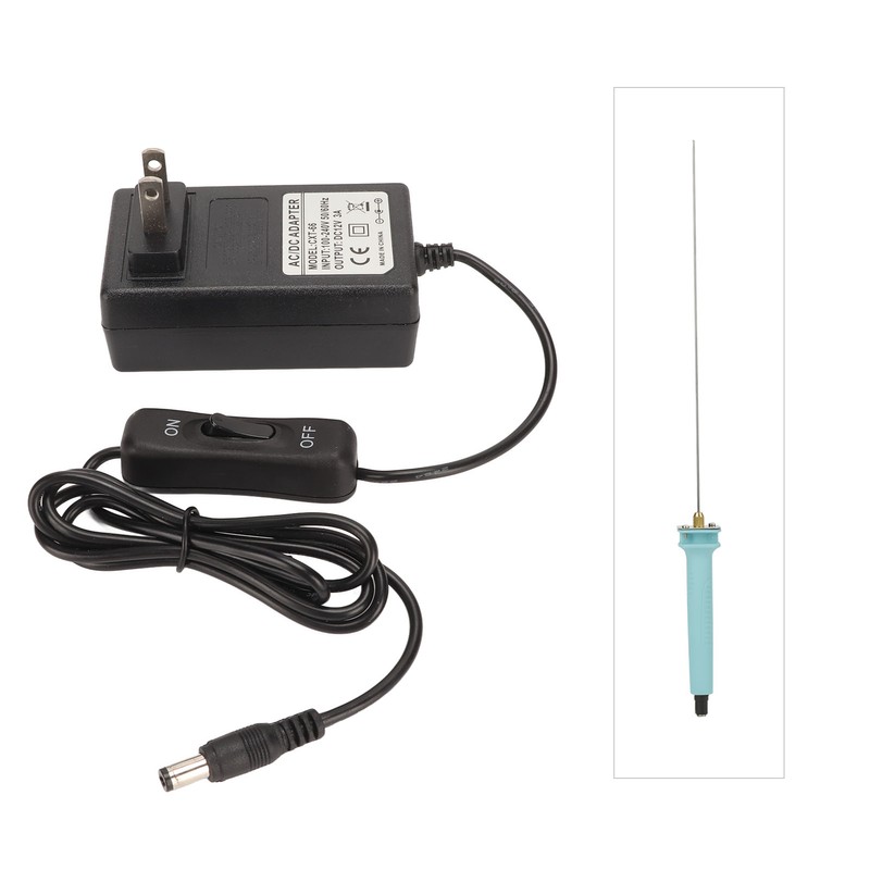 12V Power Adapter 20cm Needle Foam Cutter DC Power Supply