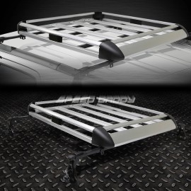 Speed Daddy 50"X 38"ALUMINUM ROOF RACK CAR/SUV TOP CARGO LUGGAGE/BAG CARRIER BASKET+CROSSBA
