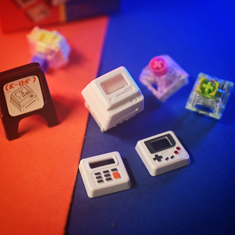 Computer Keycap Backlight Function Classic Delicate Retro Mechanical Keyboard for