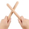 SINJEUN 16 Pair (32 Pack) Wooden Rhythm Sticks, 8 Inch