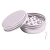 PTC Office 1/8 Inch Map Tacks DIY Craft Plastic Round Head Push Pins with Steel Point for Cork Boards(White, 100PCS)