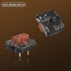 Zjmehty Kailh 1350 Chocolate Brown Low Profile Mechanical Keyboard Switches,Tactile