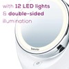 Beurer 5x Magnifying Double-Sided Cosmetic Vanity Makeup Mirror Illuminated |