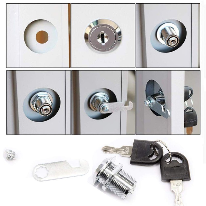 5 Pack Cam Lock Security Mailbox Lock 30 mm with