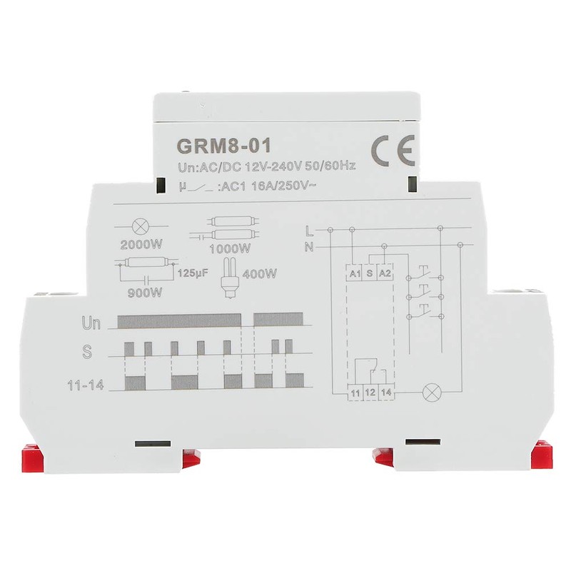 Impulse Relay, GRM8-01 Electronic Impulse Relay, Current Surge Relay, Storage