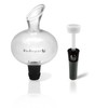 VB VIN BOUQUET Decanter and Vacuum Stopper Wine Set, Crystal,