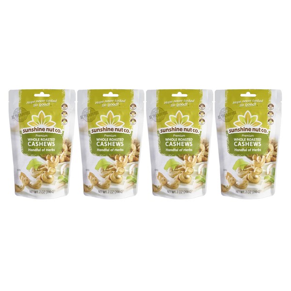 Sunshine Nut Company 'Handful of Herbs' Cashews, Peanut Free, Gluten