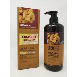 Ocean International GINGER MEDICAL HAIR SHAMPOO (800 ML) WITH HERBAL INGREDIENTS