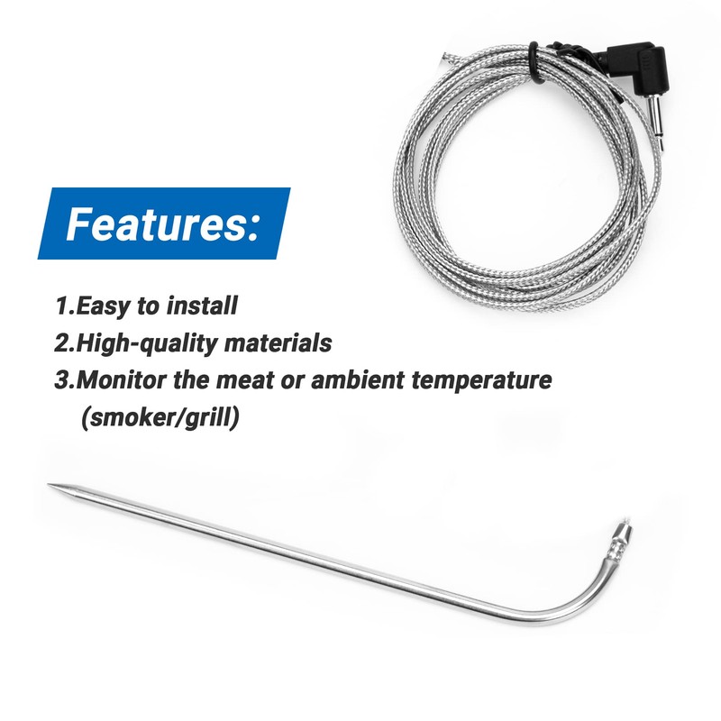 Stanbroil Meat Probe for Pit Boss Pellet Grills/Smokers, 3.5mm Plug