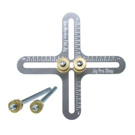 Metal Aluminum Uni-Monkey Fist Jig – Choose from Black, Silver, and Blue – Monkey Fists Size 5/8 to 4 Inches – Makes Paracord Monkey Fists Easy (Silver)