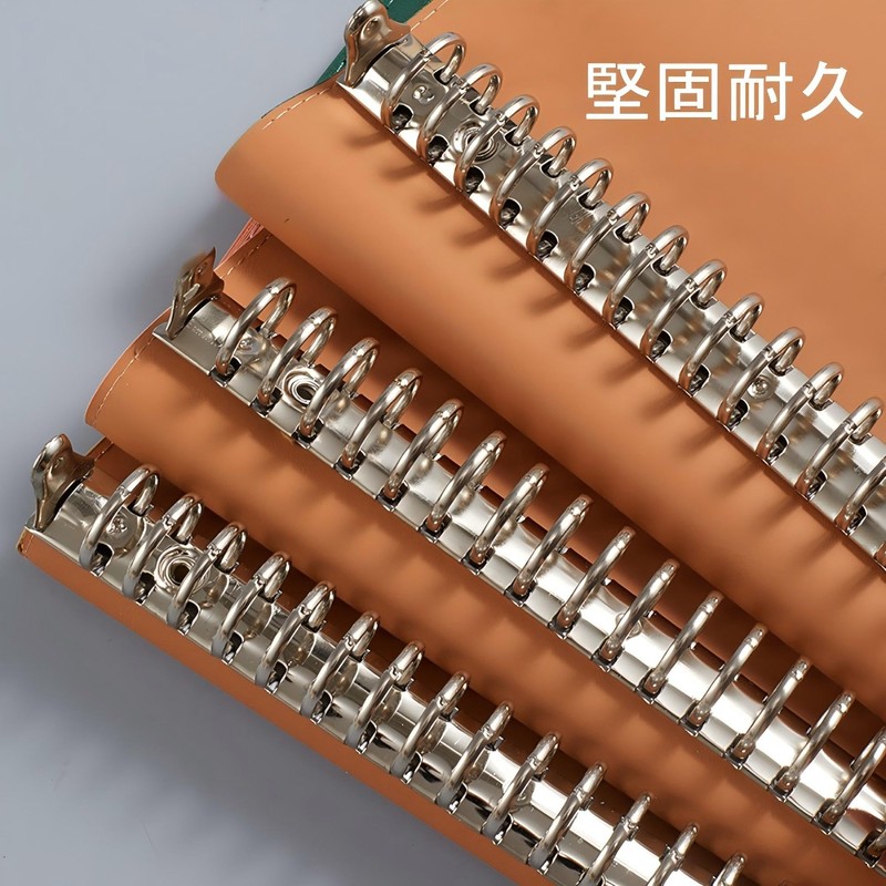 Virtarlux A4 Multi-Hole Ring Binder Hardware, Backless Type, 30 Holes