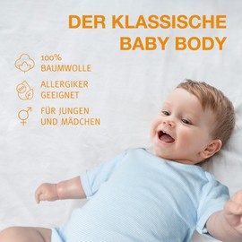 Wellyou 2-Pack Of Baby Todler Child Bodysuit Short Sleeved Light Blue And White 128-134cm, 4.5-6 Years