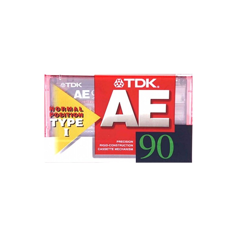 TDK CASSETTE TAPE AE 90 AE – 90 °F Type1