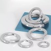 binifiMux 100pcs #8 Spring Lock Washers 304 Stainless Steel