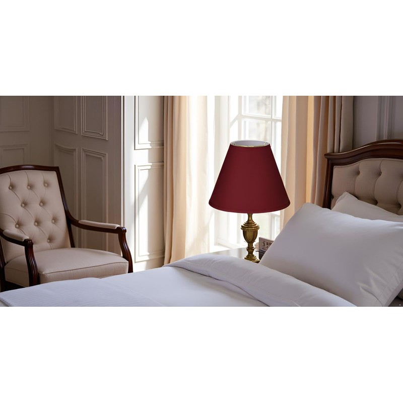 Aspen Creative 32632A Transitional Empire Shape Spider Construction Lamp Shade