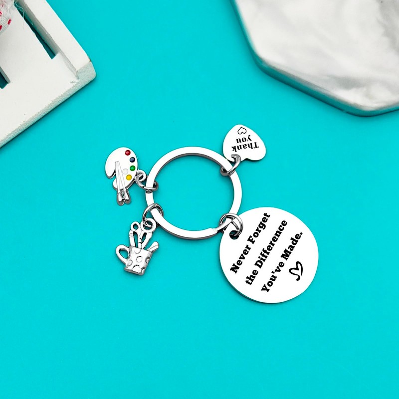 Artist Gifts Keyring Art Teacher Appreciation Gifts Painter Gifts Art