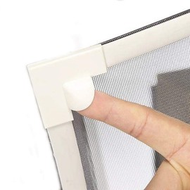 Neatiease Magnetic Window Screen Accessories，8 Window Screen Corners, 4 Window Clip(Two Sets)