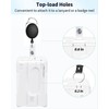 Pawfly 2 Pack Vertical 2-Card Badge Holder with Thumb Slot