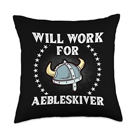Aebleskiver Pancake Pan Recipe Mix Maker Danish Throw Pillow