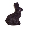 Lang’s Chocolates – Dark Chocolate Easter Bunny – Caramel Filled – 5.5” Tall – Perfect for Easter Baskets – Belgium Chocolate –Handcrafted–Gluten Free