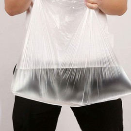 HEALLILY 2 pack 140pcs Clear Spa Pedicure Bag Disposable Foot Bath Basin Bucket Liner Pouch Foot Spa Transparent Bag for Hotel Beauty Spa Home