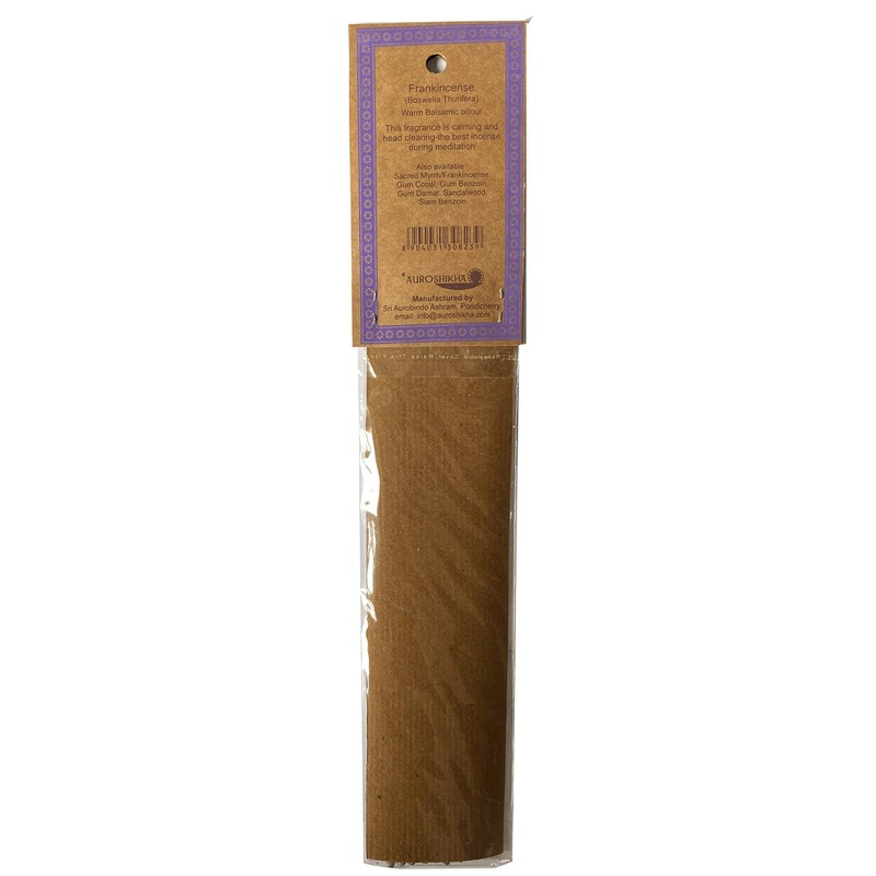 Auroshikha Frankincense Natural Resin on Stick - 5 Packs, 10