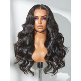 LUVME HAIR Loose Wave 13x6 Lace Front Wigs Human Hair Glueless Wigs Human Hair Pre Plucked Pre Cut Long Black Wig Lace Wigs Frontal Wigs Human Hair Black Hair