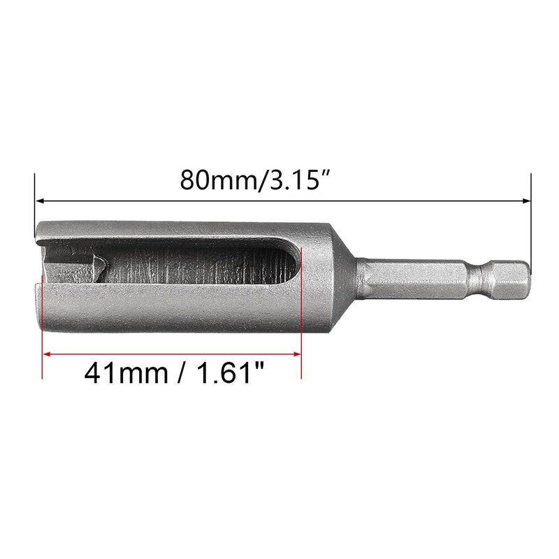 TA-VIGOR 12mm Nut Driver, 1/4 Quick-Change Hex Shank Slotted Drill