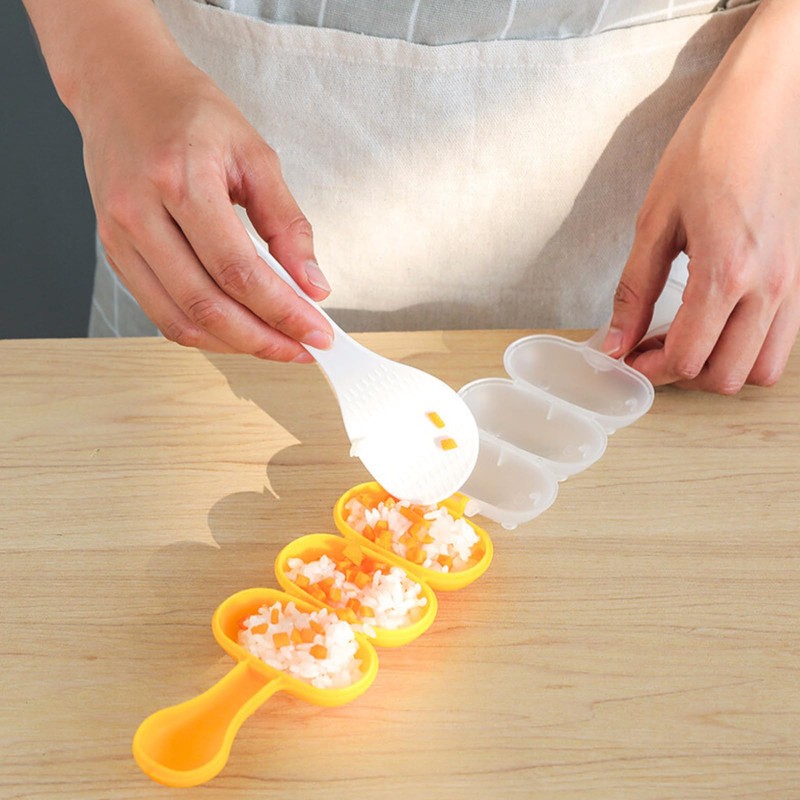2PCS Rice Ball Maker Kit: Colourful DIY Sushi & Bento