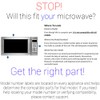 Supplying Demand WB03X27704 WB02X10997 Microwave Locking Button Rivet Replacement Model