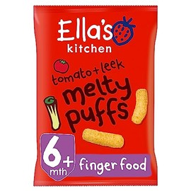Ella's Kitchen Organic Tomato & Leek Melty Puffs (4 x 20g)