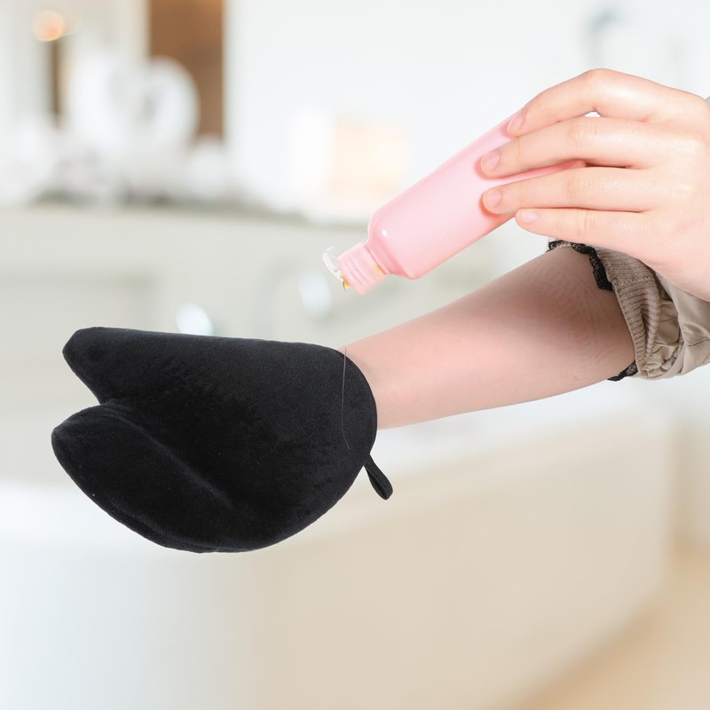 Lnngub 2 Pcs Self Tanning Mitt,Tanning Glove Black Tanning Mitts