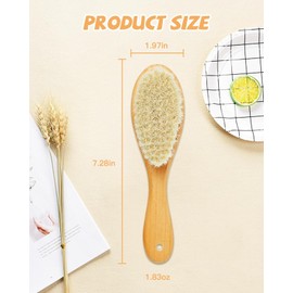 Baby Hair Brush, Newborn Hair Brush with Soft Bristle, Natural Goat Hair for Newborns & Toddlers, Newborn Baby Essentials