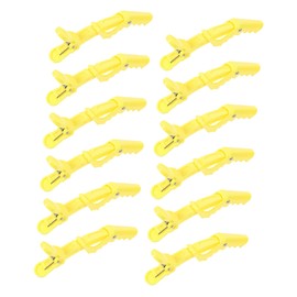 IWOWHERO 12pcs Hair Locating Clips Duckbill Hair Clips Lightweight for Hairdressers Barbers