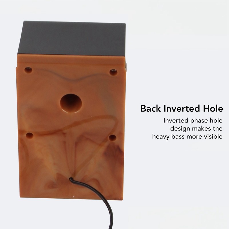 PC Speakers HiFi Deep Bass Adjustable Volume Plug and Play