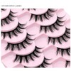 fdsmall Manga Lashes Little Devil Spiky Fake Eyelashes Soft Thick