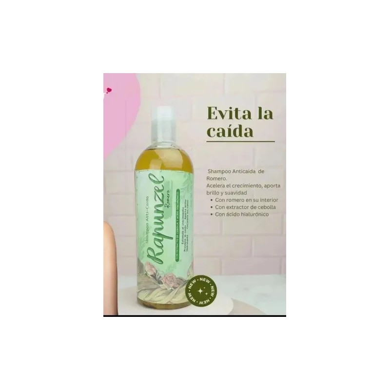 Shampoo Artesanal Crecimiento Romero Rapunzel