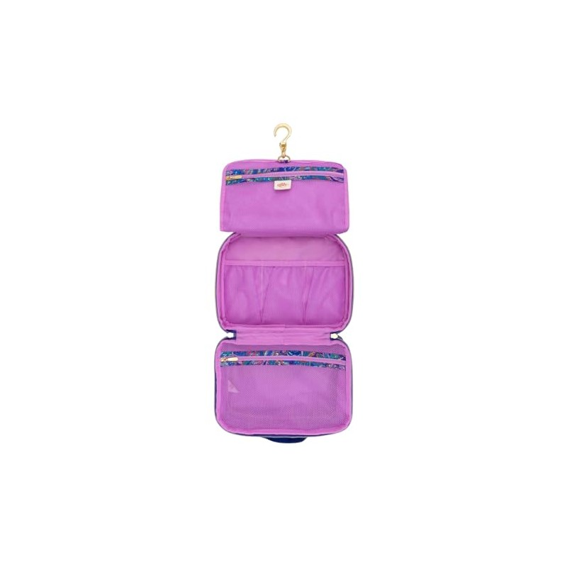 Oilily Cara Travel Kit with Hook Everly Paisley, Spectrum Blue
