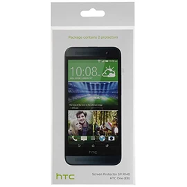 HTC Protector de pantalla SP R140 para HTC One (E8) - Embalaje al por menor, transparente