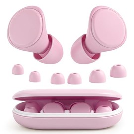 Ear Plugs for Sleeping, 36 dB Noise Cancelling, Soft and Reusable, Ear Protection Sleep, Available in 3 Sizes (S/M/L) Earplugs and Suitable for Sleep, Work, Travel, Concerts