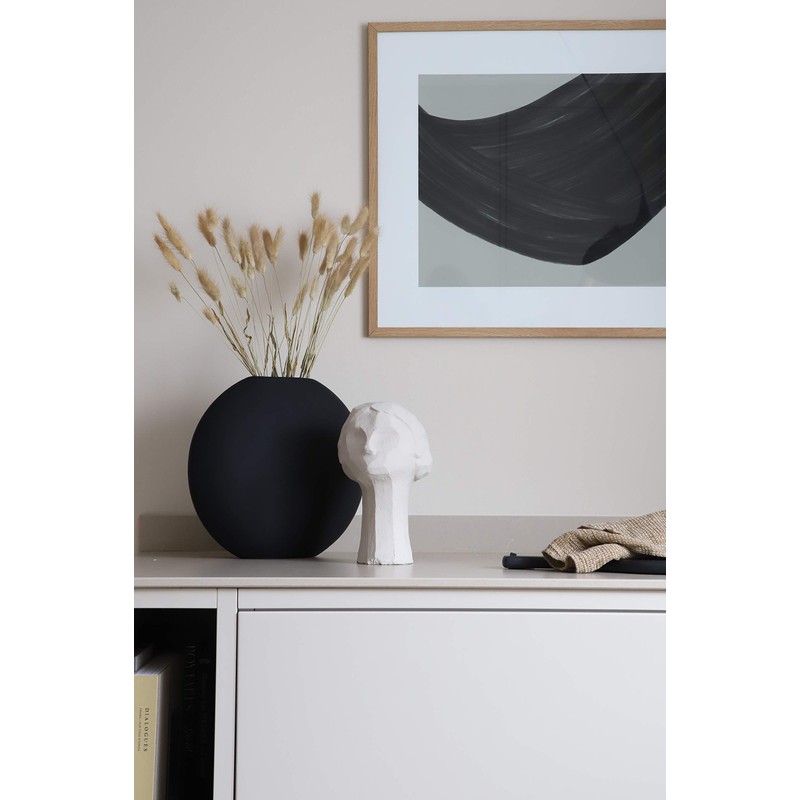 Cooee Design HI-028-25-BK Vase Pastille Ceramic Handmade Diameter 20 cm
