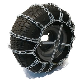 The ROP Shop 2 Link TIRE Chains & TENSIONERS 23x10.5x12 for Kubota Lawn Mower Garden Tractor
