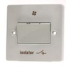 Crabtree 4017/1 Fan Isolator Switch 6A Triple Pole, Standard White,