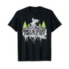 Snowmobile Sled When In Doubt Throttle Out Winter Sports T-Shirt