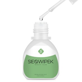 SIEQWIPEK（10ml） Super Strong Nail Glue for Press Ons, Nail Bond Brush On Nail Glue for Nail Tips Long Lasting Gel x Nail Glue for Acrylic Nails Nail Glue for Broken Nail