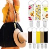 Travel Hat Clips, 8 Pieces Bag Handbag Backpack Luggage Elastic