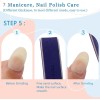 N/A 6-Pack All-in-One Nail Buffer - Effortlessly Create Smooth and