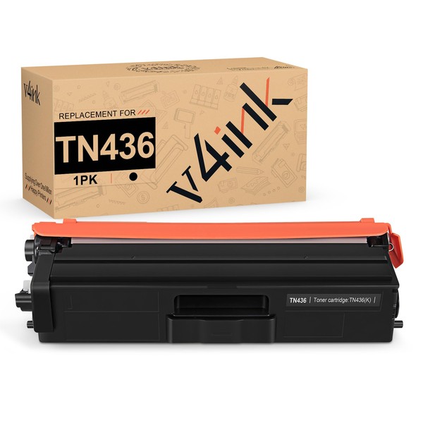 v4ink Compatible TN436 Black Toner Cartridge for Brother TN436BK TN436