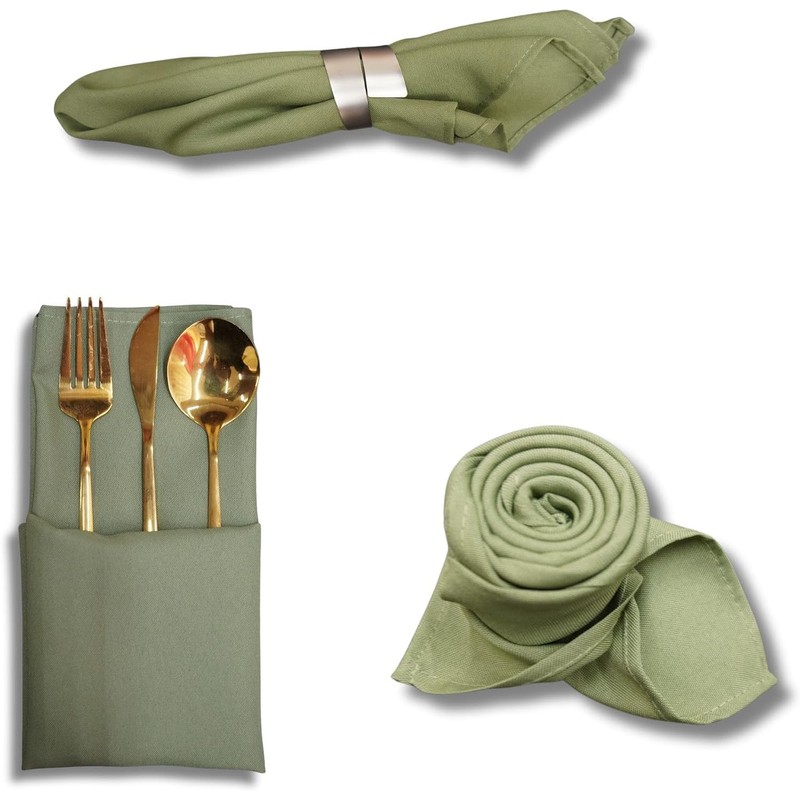 Servilletas de Tela 100% Poliéster para Todo Tipo de Eventos