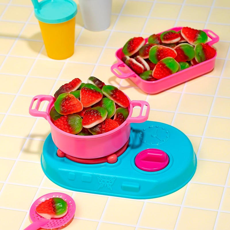 Kervan Candy Bebeto Foam Bottom Strawberry Gummies - Fruity, Soft